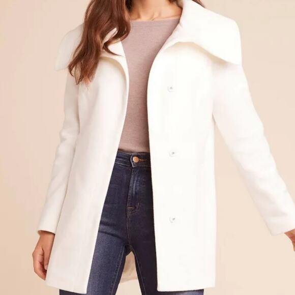 BB Dakota Jackets & Blazers - Jack By Bb Dakota Jackets & Coats White Mid Calf Lighter Weight Jacket Size L